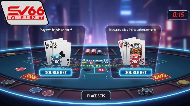 Cách cược đôi Blackjack hiệu quả cho người chơi 6 Chiến lược thông minh trong cách cược đôi Blackjack