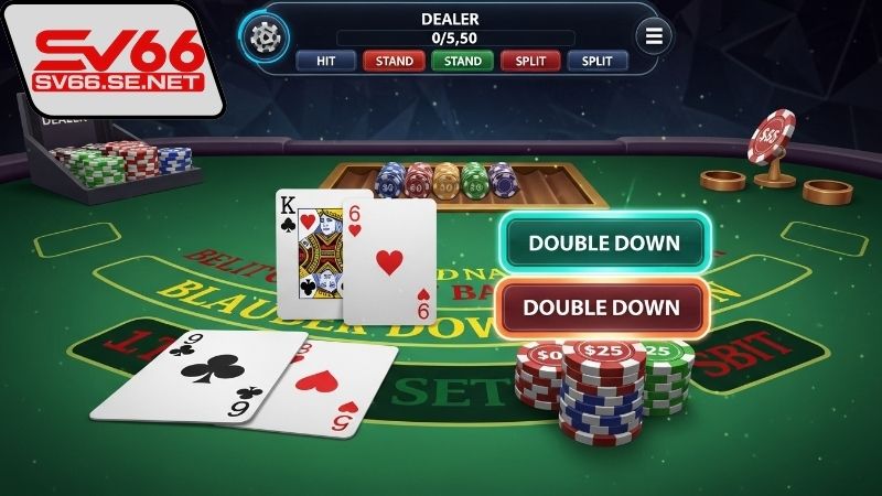 Cách cược đôi Blackjack hiệu quả cho người chơi 1 cach-cuoc-doi-blackjack